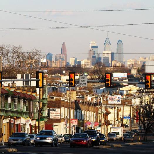 upper-darby-pa upper darby pa skyline view from junk removal truck